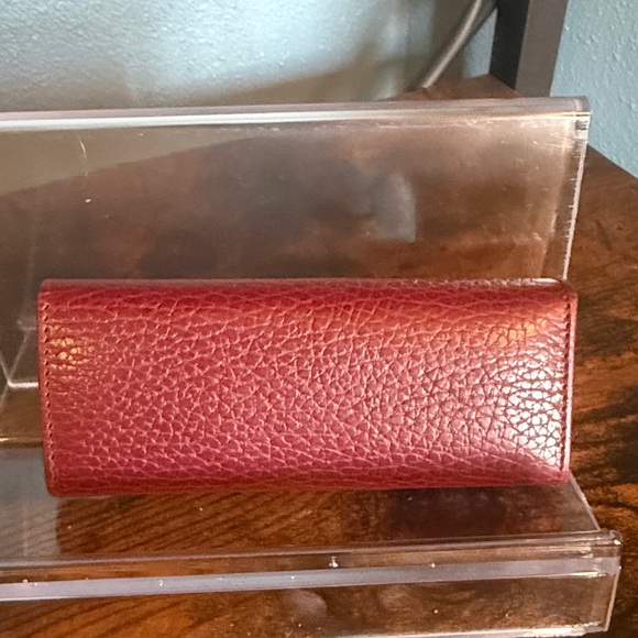 Cartier Burgundy Leather Key Case